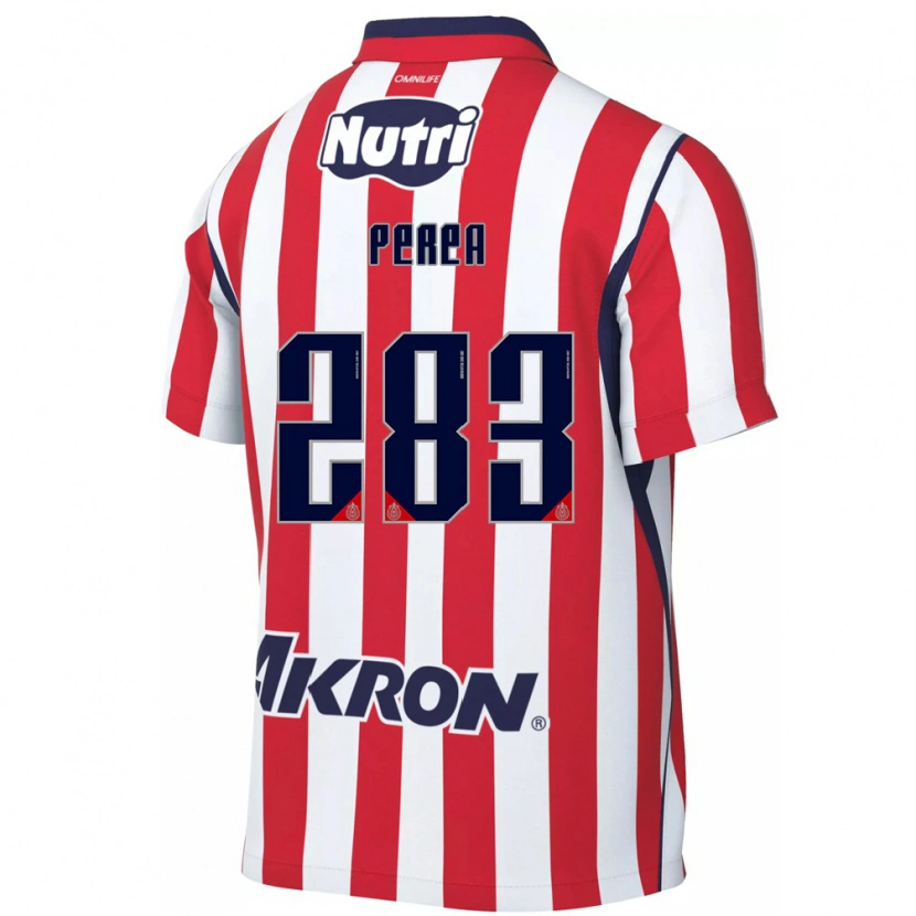 Danxen Mænd José Perea #283 Rød Hvid Hjemmebane Spillertrøjer 2026/27 Trøje T-Shirt