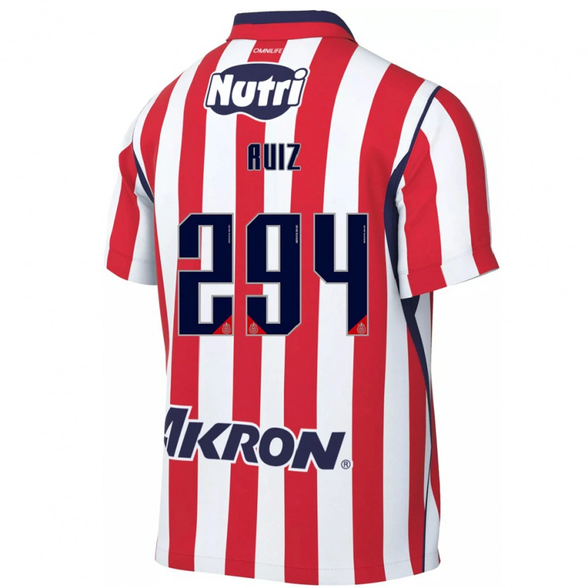 Danxen Mænd Dilan Ruiz #294 Rød Hvid Hjemmebane Spillertrøjer 2026/27 Trøje T-Shirt