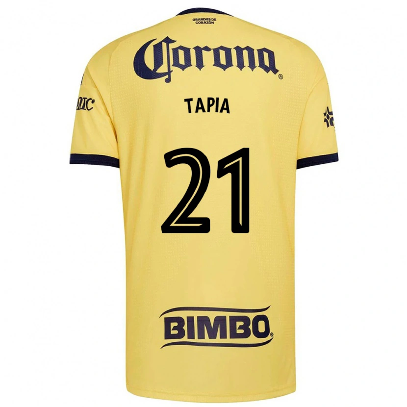 Danxen Mænd Fernando Tapia #21 Gul Rød Sort Hjemmebane Spillertrøjer 2026/27 Trøje T-Shirt