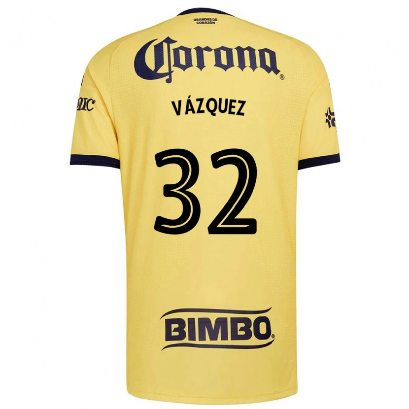 Danxen Mænd Miguel Vázquez #32 Gul Rød Sort Hjemmebane Spillertrøjer 2026/27 Trøje T-Shirt