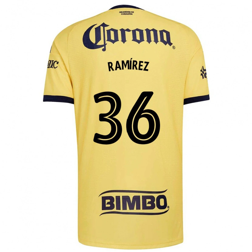 Danxen Mænd Miguel Ramírez #36 Gul Rød Sort Hjemmebane Spillertrøjer 2026/27 Trøje T-Shirt