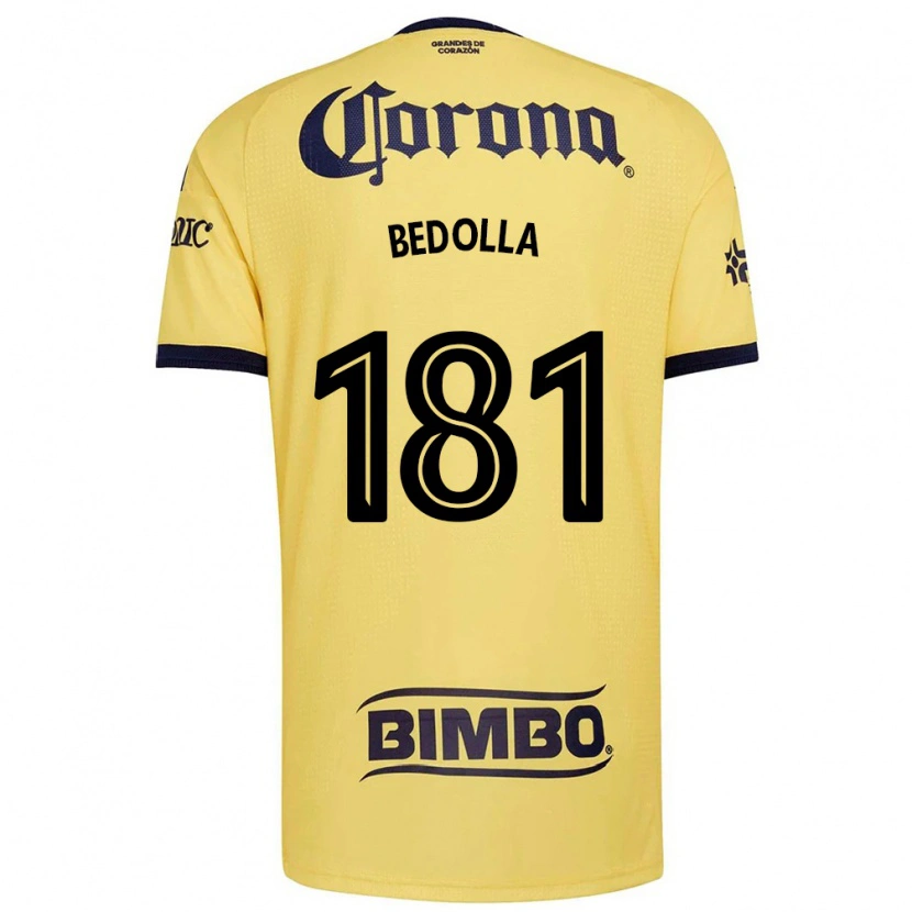 Danxen Mænd Paolo Bedolla #181 Gul Rød Sort Hjemmebane Spillertrøjer 2026/27 Trøje T-Shirt
