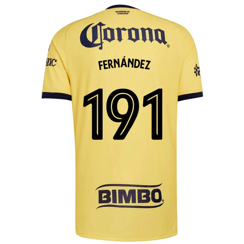 Danxen Mænd Adrián Fernández #191 Gul Rød Sort Hjemmebane Spillertrøjer 2026/27 Trøje T-Shirt