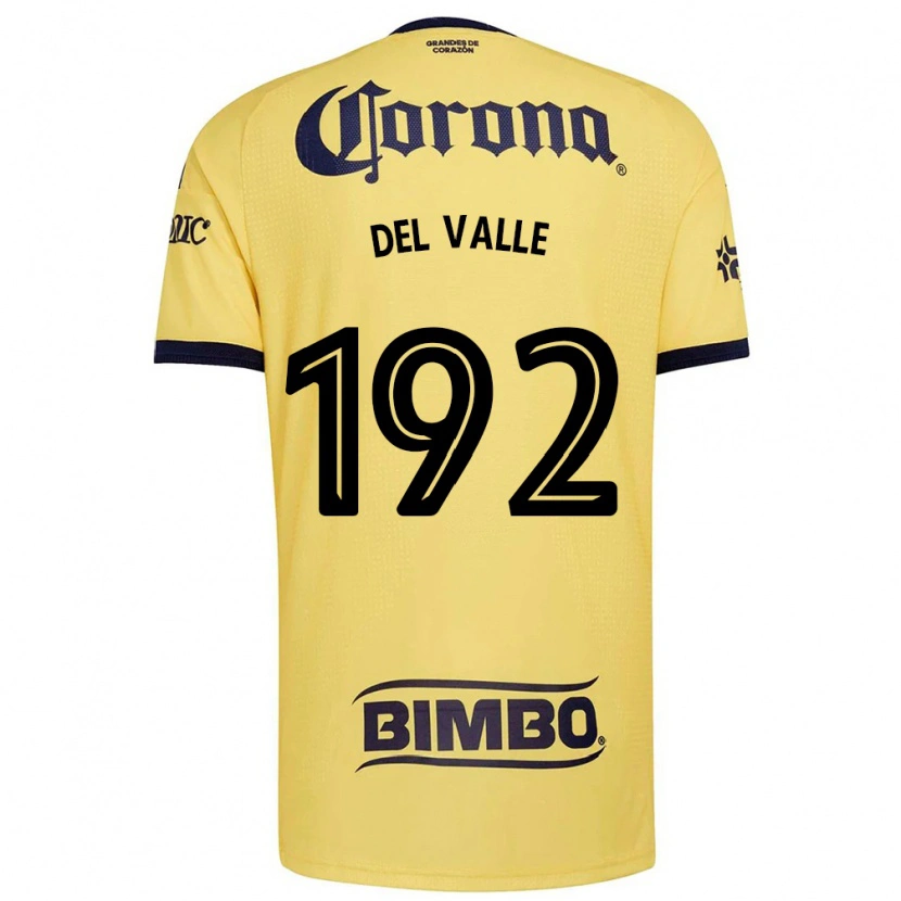 Danxen Mænd Yonathan Del Valle #192 Gul Rød Sort Hjemmebane Spillertrøjer 2026/27 Trøje T-Shirt