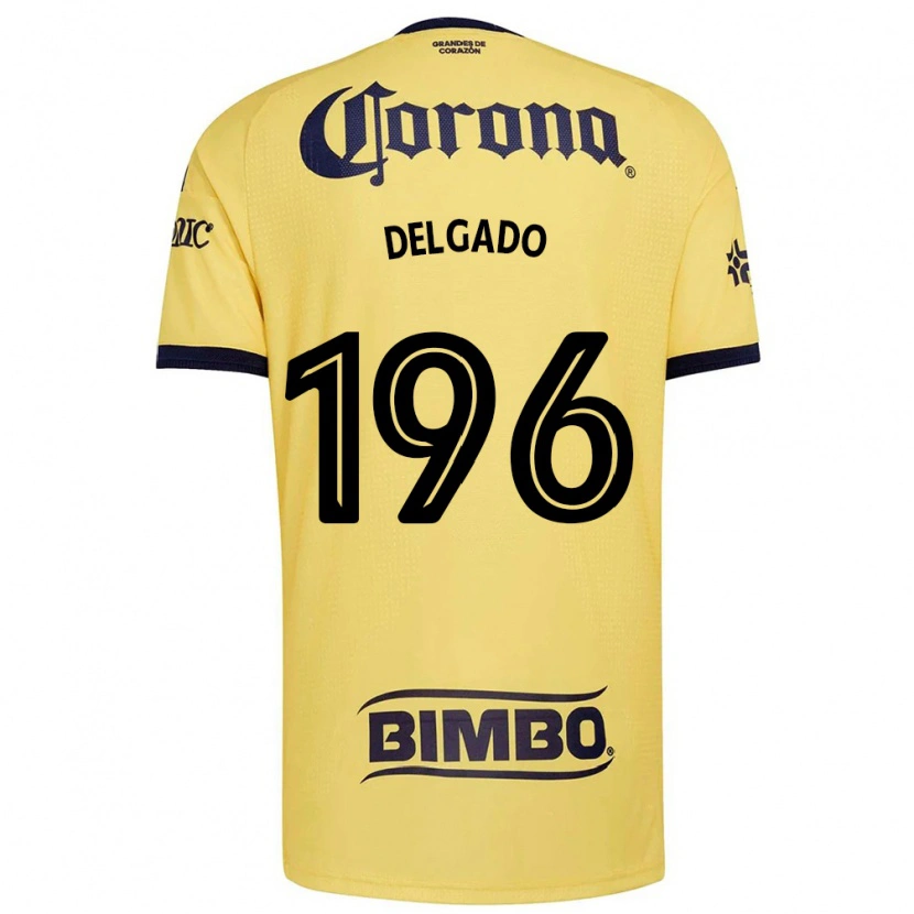 Danxen Mænd Gael Delgado #196 Gul Rød Sort Hjemmebane Spillertrøjer 2026/27 Trøje T-Shirt