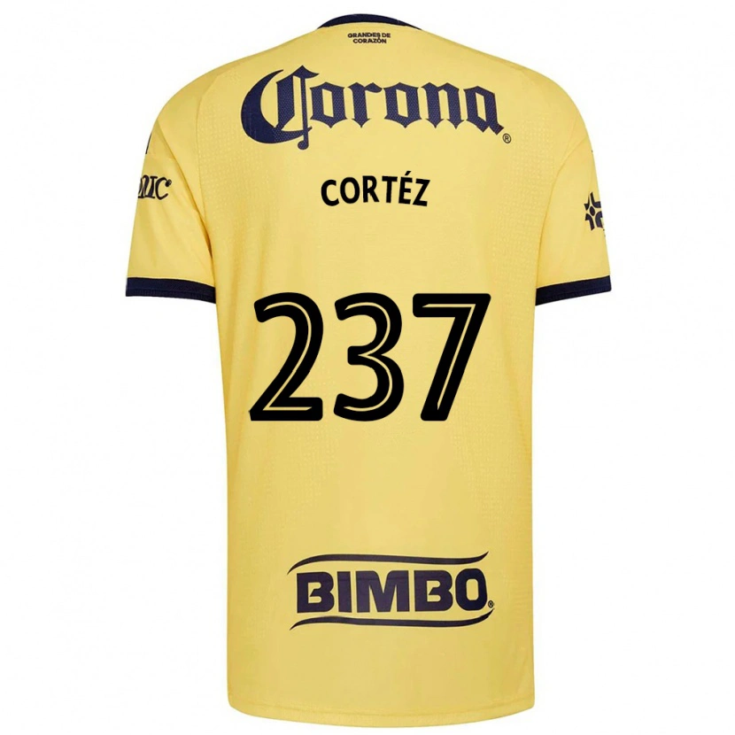 Danxen Mænd Guillermo Cortéz #237 Gul Rød Sort Hjemmebane Spillertrøjer 2026/27 Trøje T-Shirt