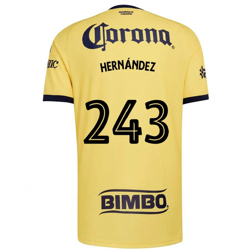 Danxen Mænd Eduardo Hernández #243 Gul Rød Sort Hjemmebane Spillertrøjer 2026/27 Trøje T-Shirt