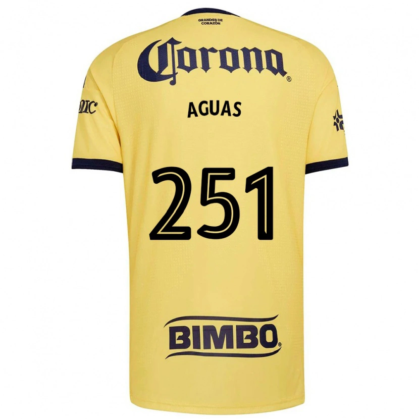Danxen Mænd Brian Aguas #251 Gul Rød Sort Hjemmebane Spillertrøjer 2026/27 Trøje T-Shirt
