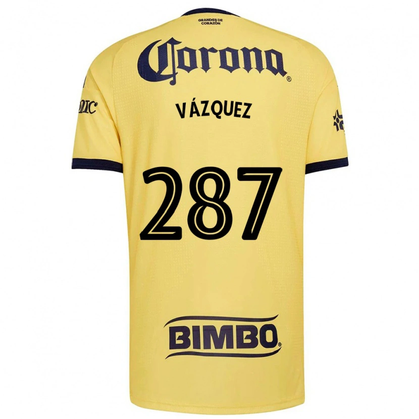 Danxen Mænd Omar Vázquez #287 Gul Rød Sort Hjemmebane Spillertrøjer 2026/27 Trøje T-Shirt