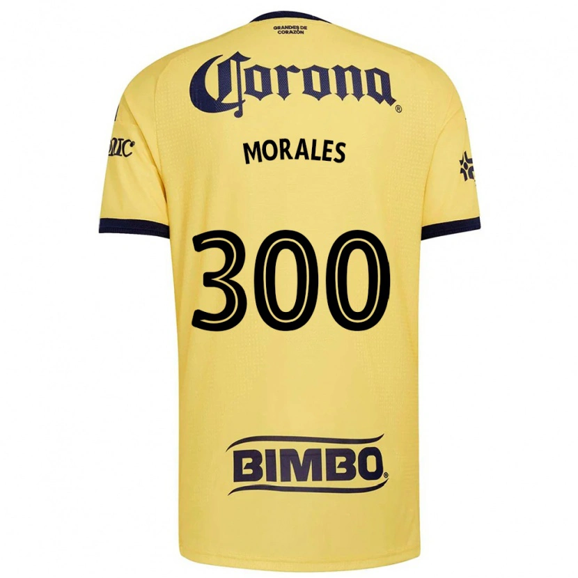 Danxen Mænd Jareth Morales #300 Gul Rød Sort Hjemmebane Spillertrøjer 2026/27 Trøje T-Shirt