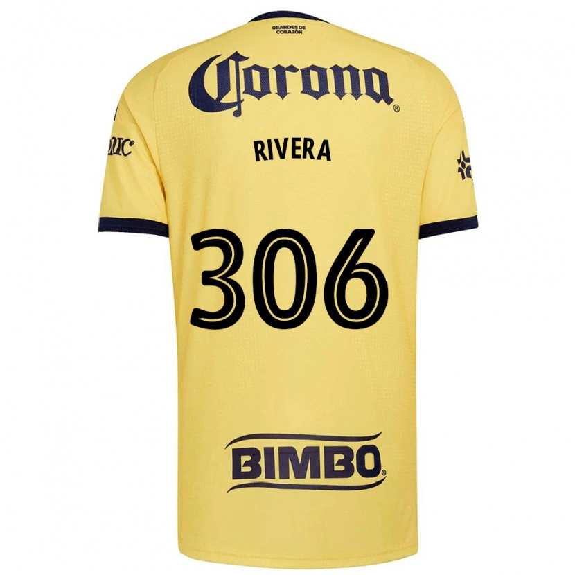 Danxen Mænd Miguel Rivera #306 Gul Rød Sort Hjemmebane Spillertrøjer 2026/27 Trøje T-Shirt