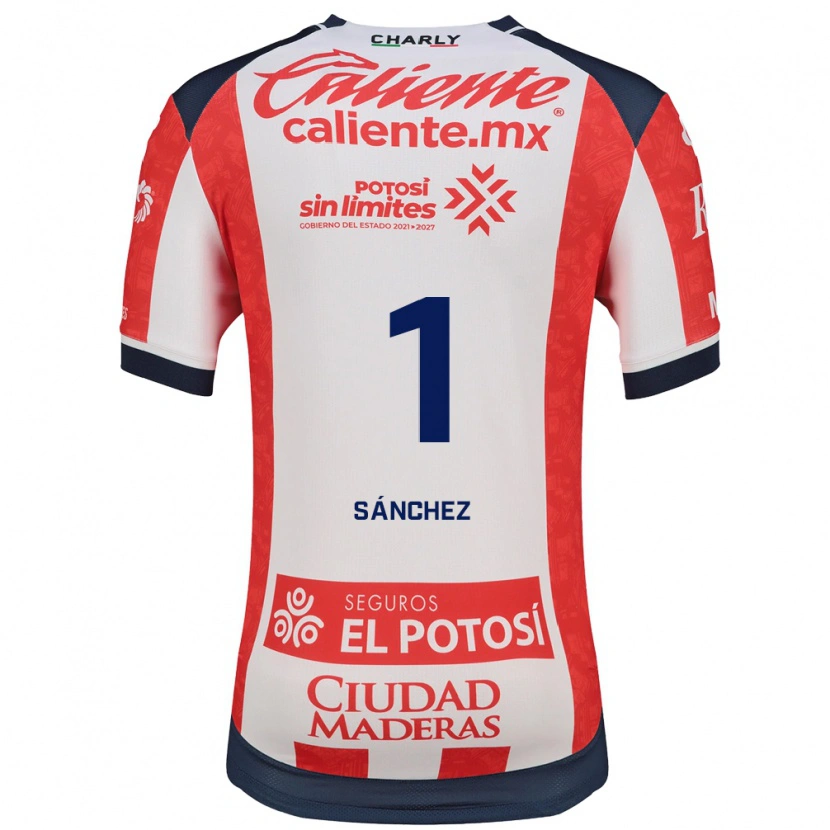 Danxen Mænd Andrés Sánchez #1 Rød Hvid Sort Hjemmebane Spillertrøjer 2026/27 Trøje T-Shirt