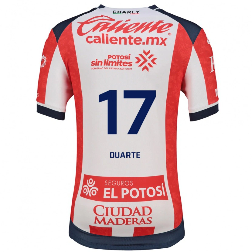 Danxen Mænd Anderson Duarte #17 Rød Hvid Sort Hjemmebane Spillertrøjer 2026/27 Trøje T-Shirt