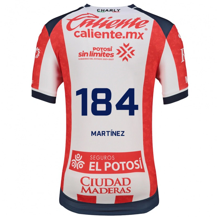 Danxen Mænd Braulio Martínez #184 Rød Hvid Sort Hjemmebane Spillertrøjer 2026/27 Trøje T-Shirt