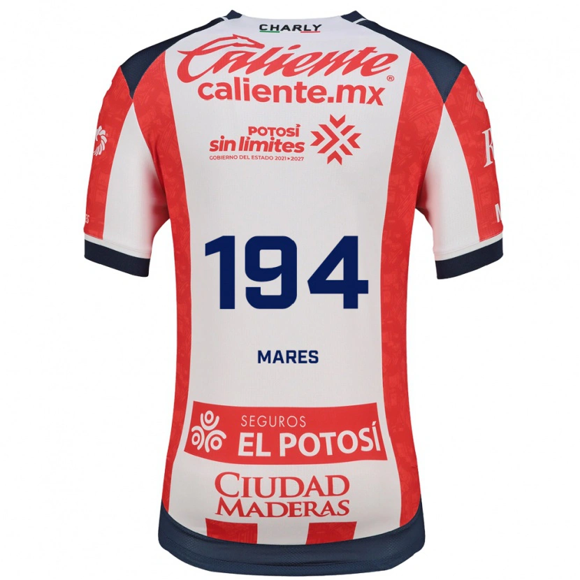 Danxen Mænd Cristian Mares #194 Rød Hvid Sort Hjemmebane Spillertrøjer 2026/27 Trøje T-Shirt