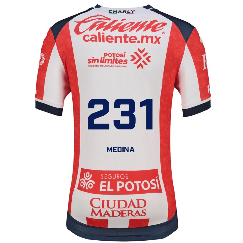 Danxen Mænd Gabriel Medina #231 Rød Hvid Sort Hjemmebane Spillertrøjer 2026/27 Trøje T-Shirt