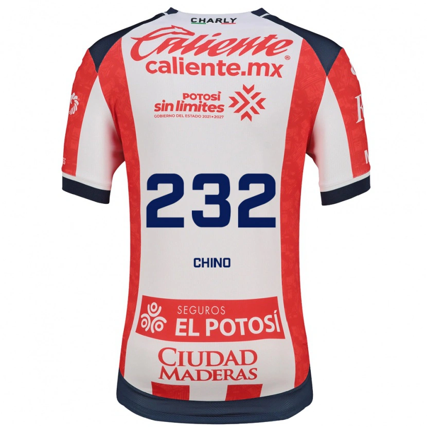Danxen Mænd Luis Chino #232 Rød Hvid Sort Hjemmebane Spillertrøjer 2026/27 Trøje T-Shirt