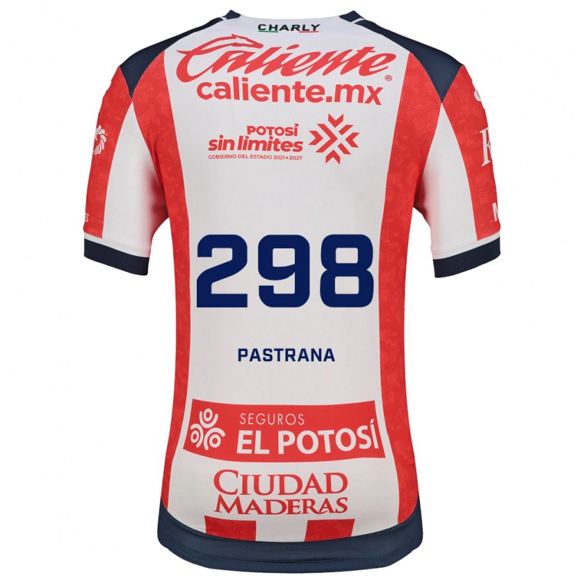 Danxen Mænd Leonardo Pastrana #298 Rød Hvid Sort Hjemmebane Spillertrøjer 2026/27 Trøje T-Shirt