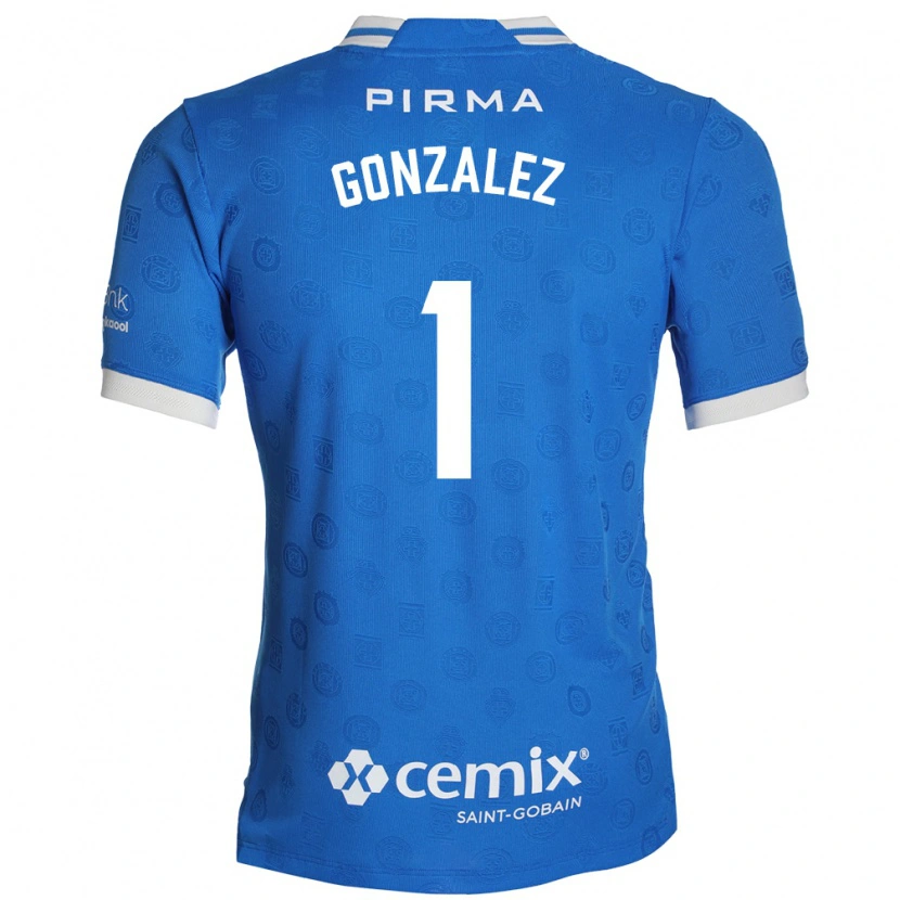 Danxen Mænd Itzayana Gonzalez #1 Blå Hvid Rød Hjemmebane Spillertrøjer 2026/27 Trøje T-Shirt