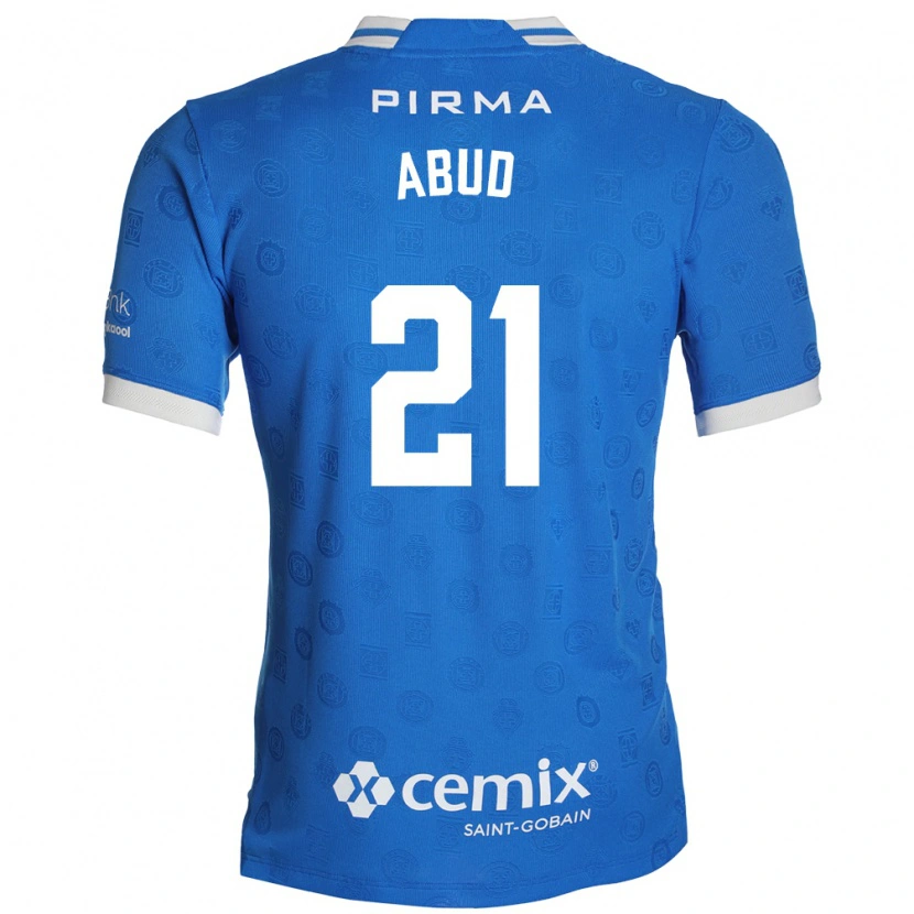 Danxen Mænd Karime Abud #21 Blå Hvid Rød Hjemmebane Spillertrøjer 2026/27 Trøje T-Shirt