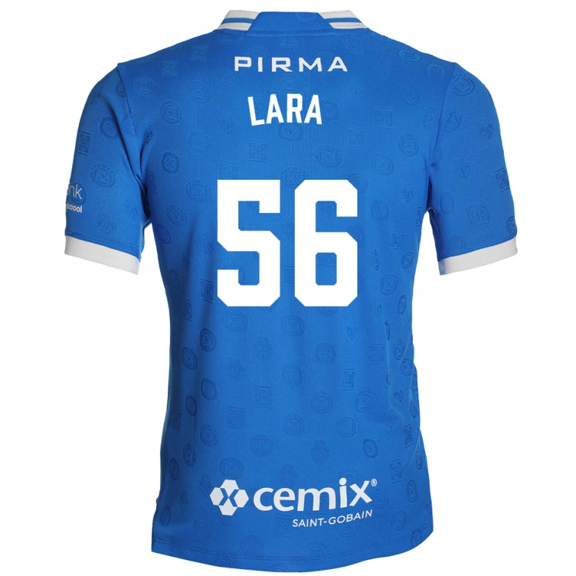Danxen Mænd Jesús Lara #56 Blå Hvid Rød Hjemmebane Spillertrøjer 2026/27 Trøje T-Shirt