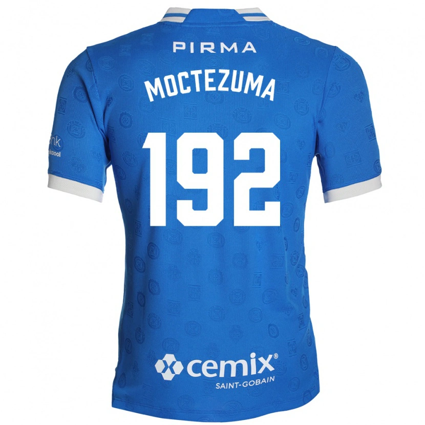 Danxen Mænd Brayan Moctezuma #192 Blå Hvid Rød Hjemmebane Spillertrøjer 2026/27 Trøje T-Shirt