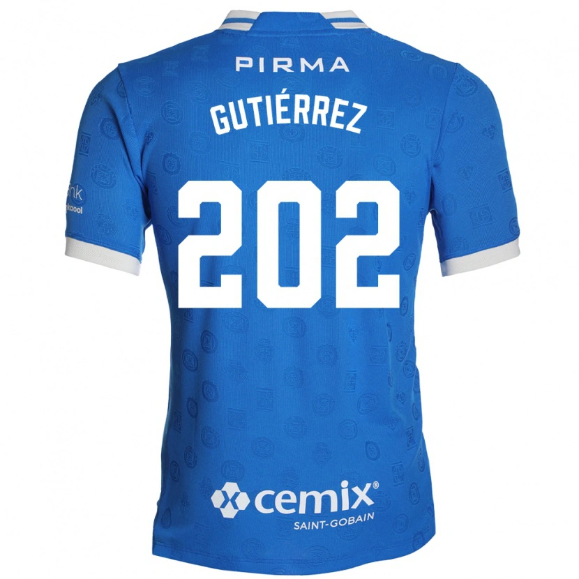 Danxen Mænd Alex Gutiérrez #202 Blå Hvid Rød Hjemmebane Spillertrøjer 2026/27 Trøje T-Shirt