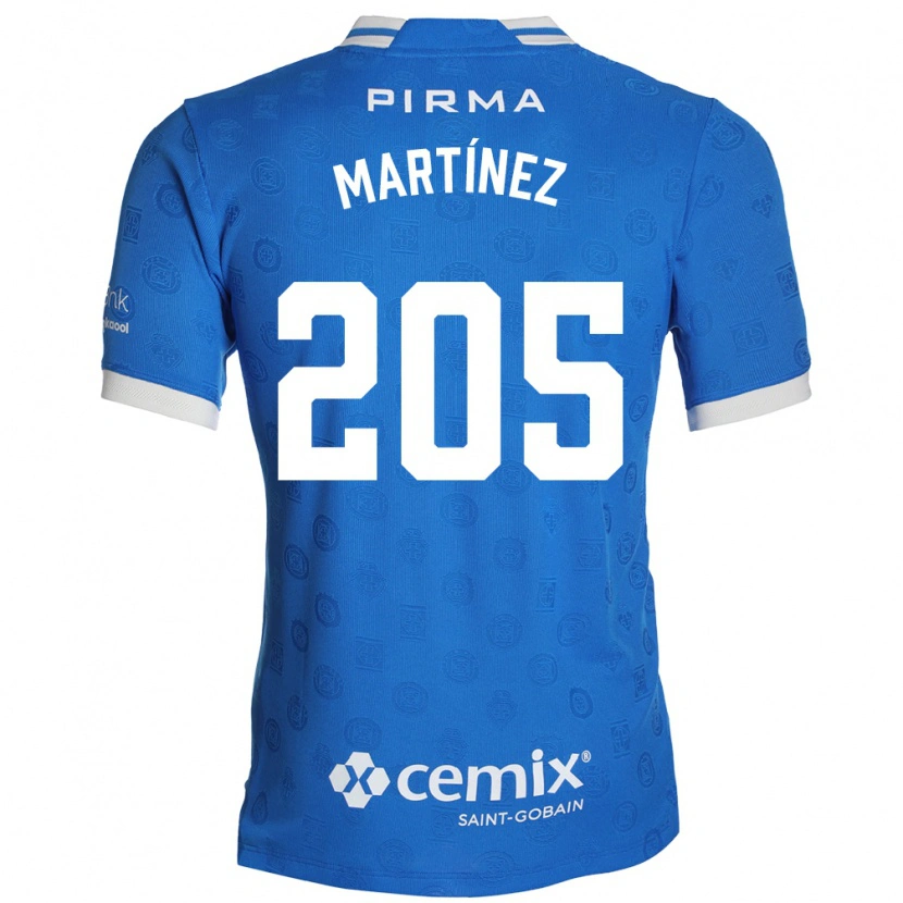 Danxen Mænd César Martínez #205 Blå Hvid Rød Hjemmebane Spillertrøjer 2026/27 Trøje T-Shirt