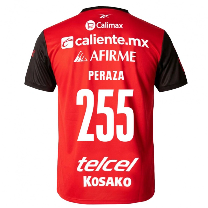 Danxen Mænd Daniel Peraza #255 Sort Rød Hjemmebane Spillertrøjer 2026/27 Trøje T-Shirt