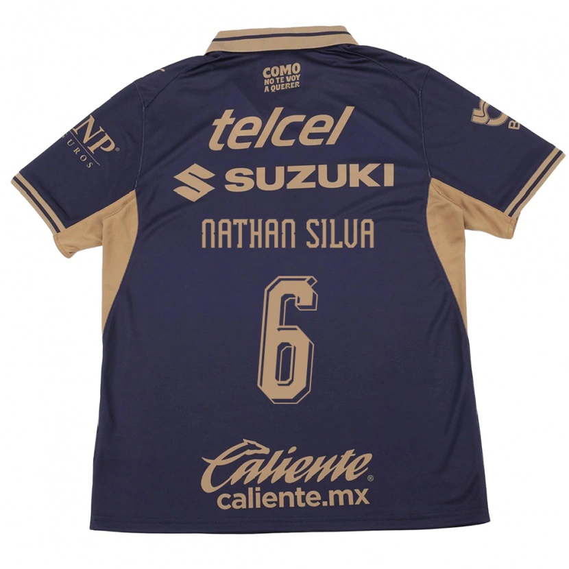 Danxen Mænd Nathan Silva #6 Lilla Brun Hjemmebane Spillertrøjer 2026/27 Trøje T-Shirt