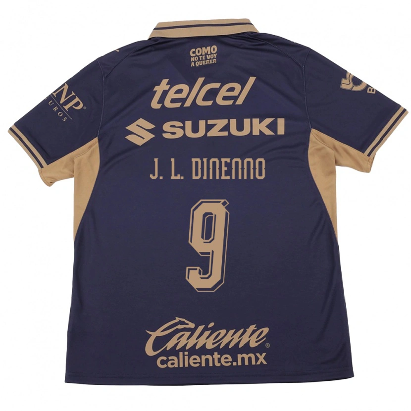 Danxen Mænd Juan Dinenno #9 Lilla Brun Hjemmebane Spillertrøjer 2026/27 Trøje T-Shirt
