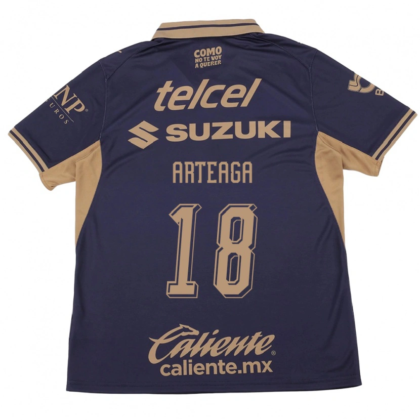 Danxen Mænd Víctor Arteaga #18 Lilla Brun Hjemmebane Spillertrøjer 2026/27 Trøje T-Shirt