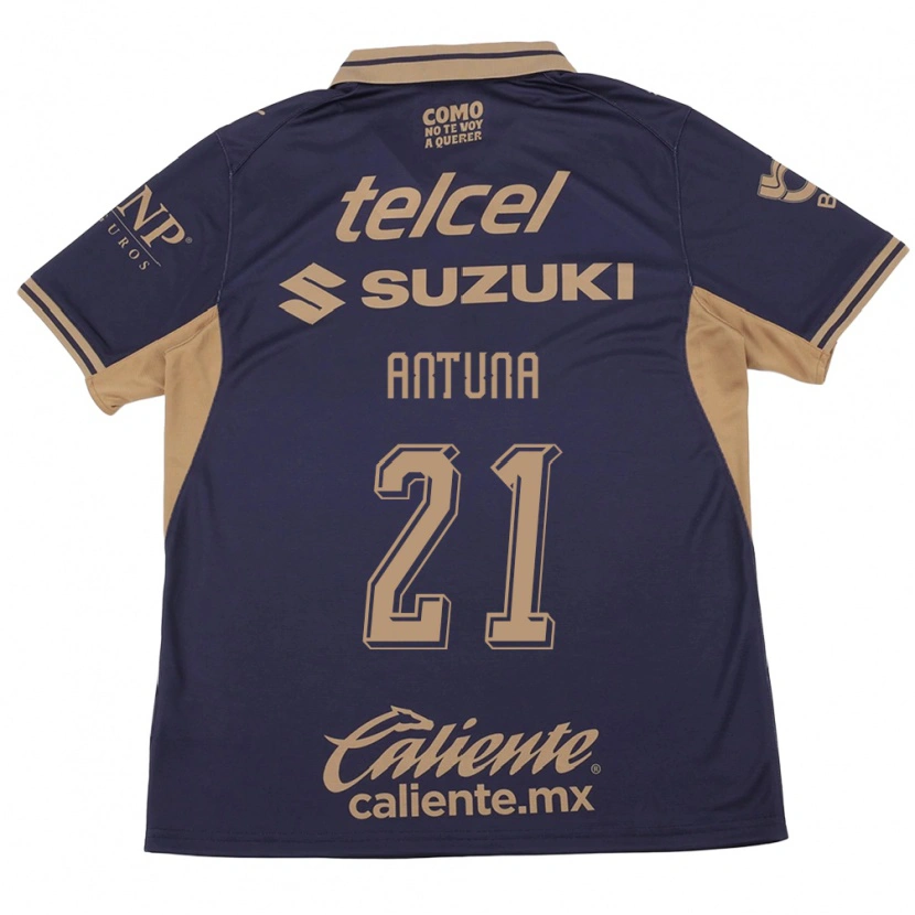 Danxen Mænd Uriel Antuna #21 Lilla Brun Hjemmebane Spillertrøjer 2026/27 Trøje T-Shirt