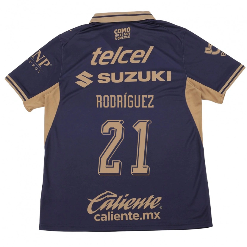 Danxen Mænd Michell Rodriguez #21 Lilla Brun Hjemmebane Spillertrøjer 2026/27 Trøje T-Shirt