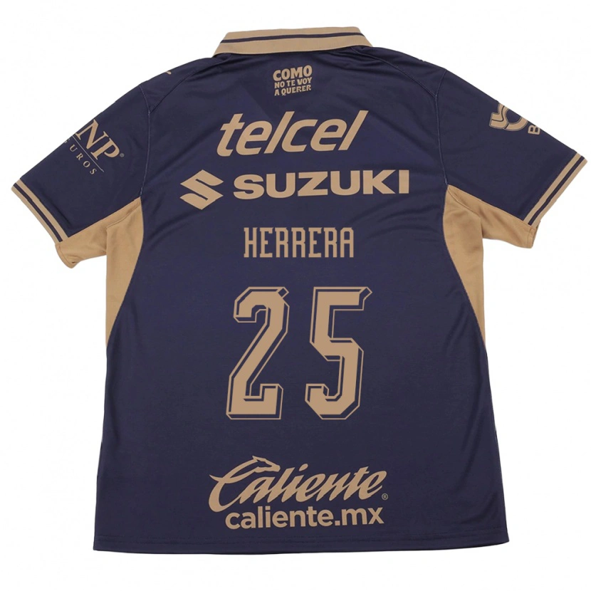 Danxen Mænd Laura Herrera #25 Lilla Brun Hjemmebane Spillertrøjer 2026/27 Trøje T-Shirt