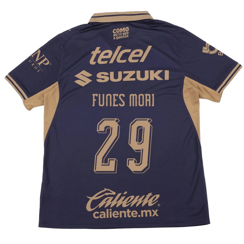 Danxen Mænd Rogelio Funes Mori #29 Lilla Brun Hjemmebane Spillertrøjer 2026/27 Trøje T-Shirt