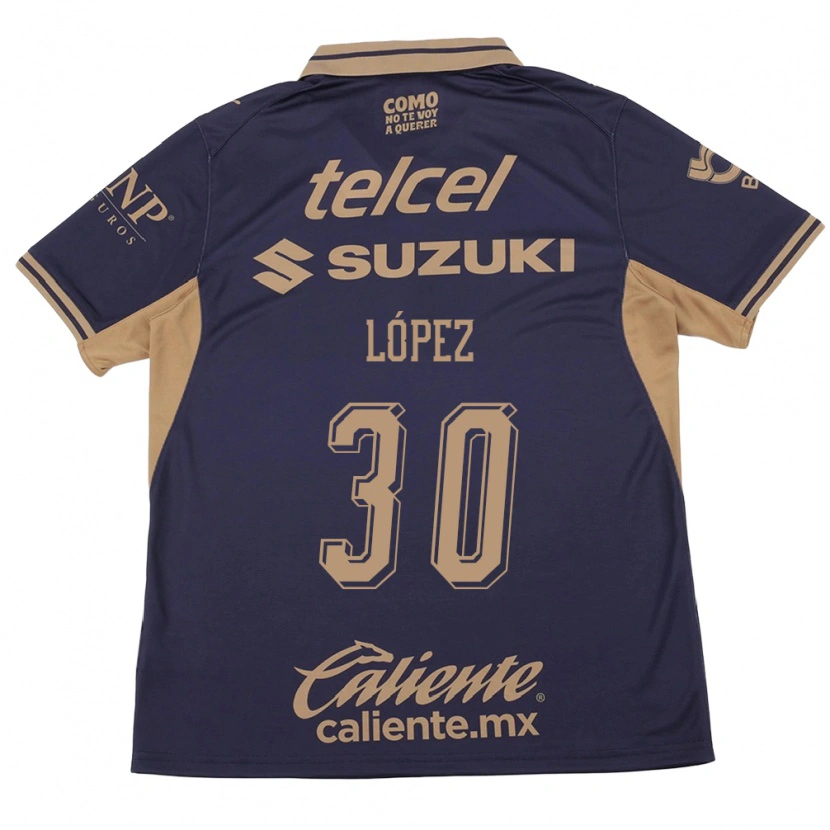 Danxen Mænd Santiago López #30 Lilla Brun Hjemmebane Spillertrøjer 2026/27 Trøje T-Shirt