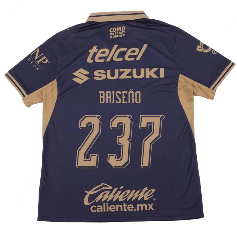 Danxen Mænd Juan Briseño #237 Lilla Brun Hjemmebane Spillertrøjer 2026/27 Trøje T-Shirt