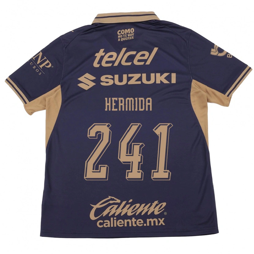 Danxen Mænd Emiliano Hermida #241 Lilla Brun Hjemmebane Spillertrøjer 2026/27 Trøje T-Shirt