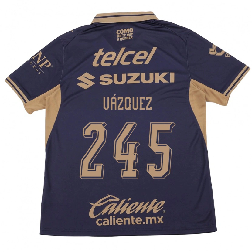 Danxen Mænd Austin Vázquez #245 Lilla Brun Hjemmebane Spillertrøjer 2026/27 Trøje T-Shirt