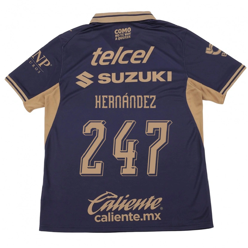 Danxen Mænd Oswaldo Hernández #247 Lilla Brun Hjemmebane Spillertrøjer 2026/27 Trøje T-Shirt