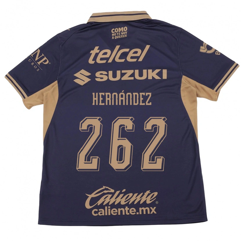 Danxen Mænd Roberto Hernández #262 Lilla Brun Hjemmebane Spillertrøjer 2026/27 Trøje T-Shirt