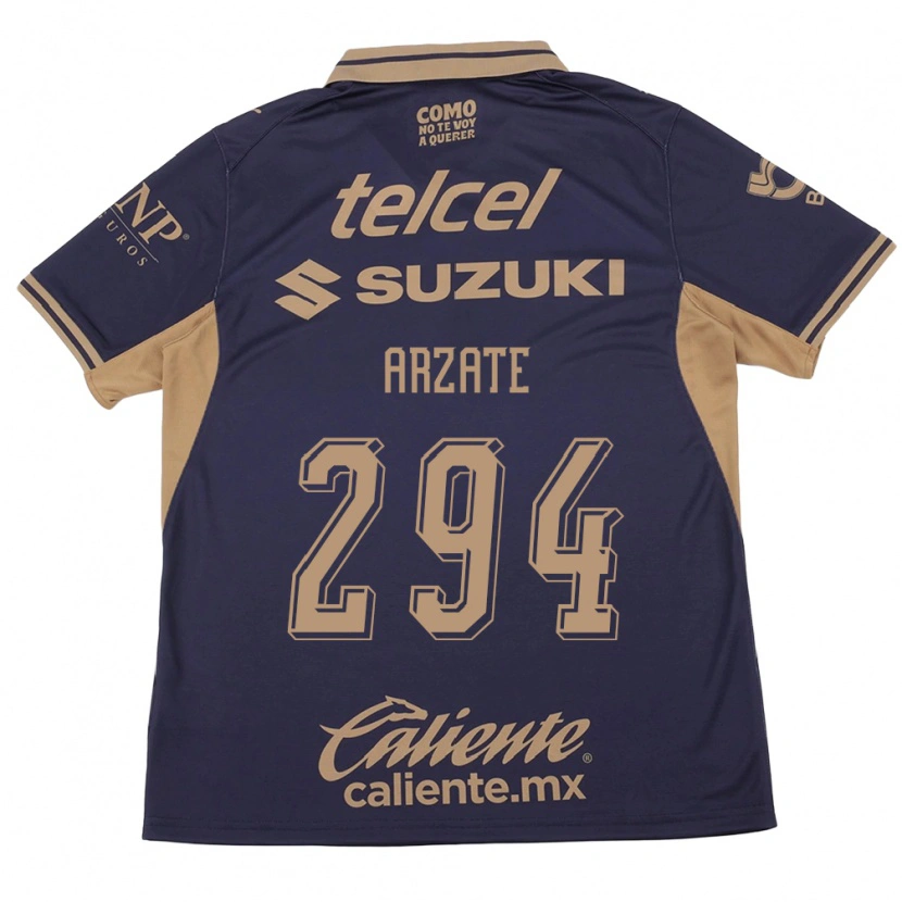 Danxen Mænd Aarón Arzate #294 Lilla Brun Hjemmebane Spillertrøjer 2026/27 Trøje T-Shirt