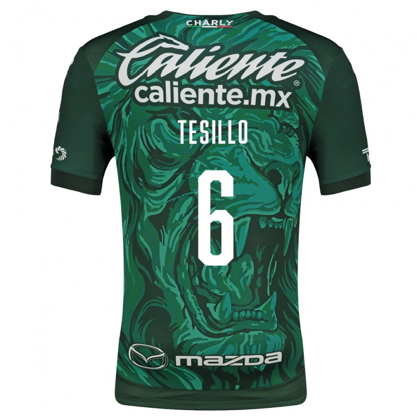 Danxen Mænd William Tesillo #6 Grøn Sort Hjemmebane Spillertrøjer 2026/27 Trøje T-Shirt