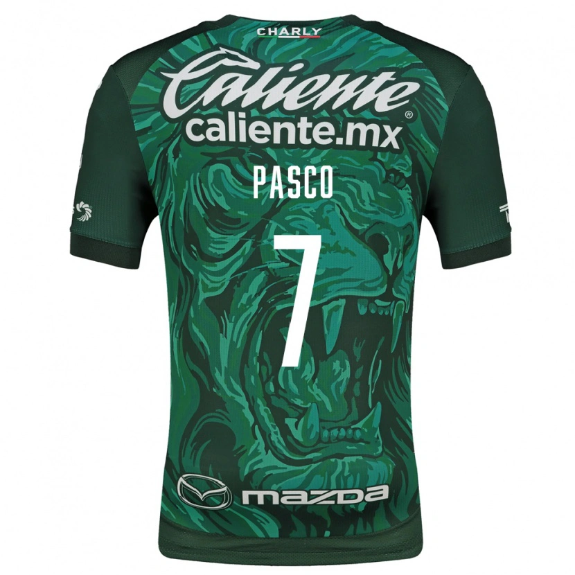 Danxen Mænd Madeleine Pasco #7 Grøn Sort Hjemmebane Spillertrøjer 2026/27 Trøje T-Shirt