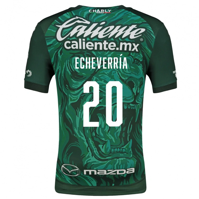 Danxen Mænd Rodrigo Echeverría #20 Grøn Sort Hjemmebane Spillertrøjer 2026/27 Trøje T-Shirt