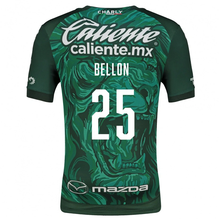 Danxen Mænd Paul Bellón #25 Grøn Sort Hjemmebane Spillertrøjer 2026/27 Trøje T-Shirt