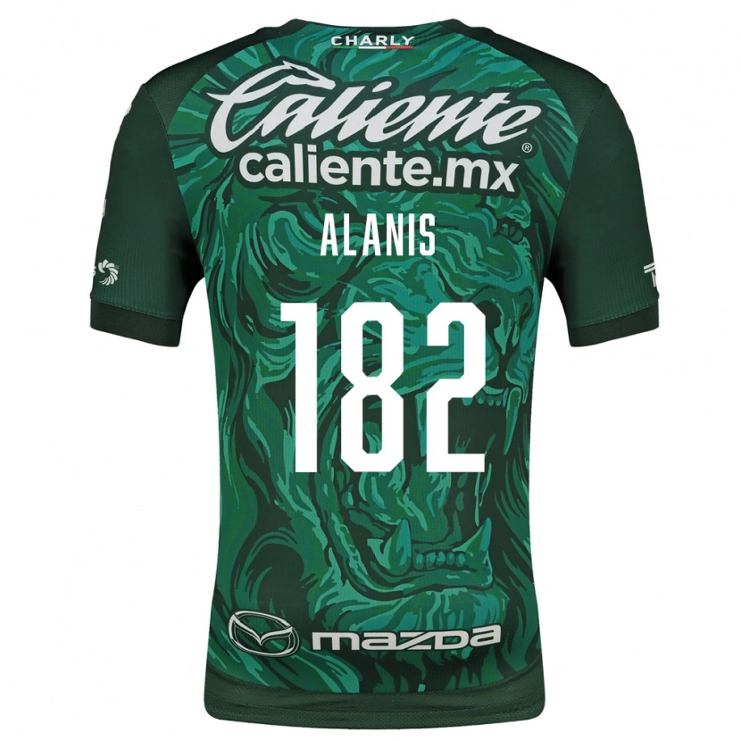 Danxen Mænd Alejandro Alanís #182 Grøn Sort Hjemmebane Spillertrøjer 2026/27 Trøje T-Shirt