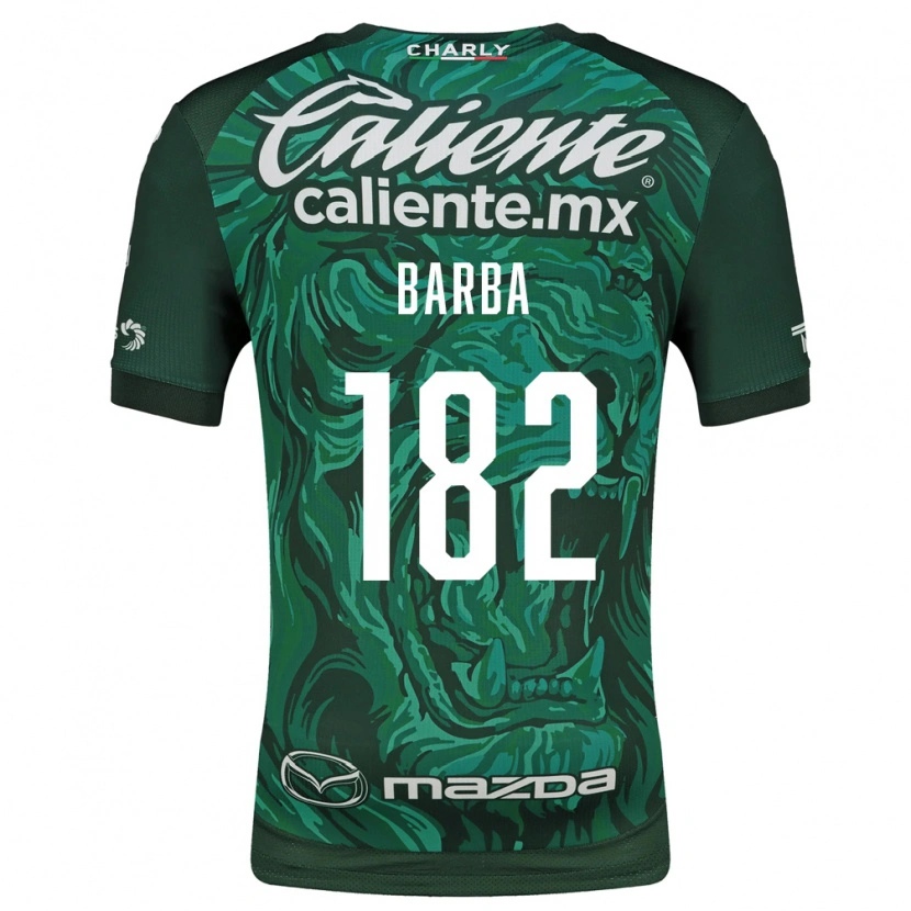 Danxen Mænd Austin Barba #182 Grøn Sort Hjemmebane Spillertrøjer 2026/27 Trøje T-Shirt