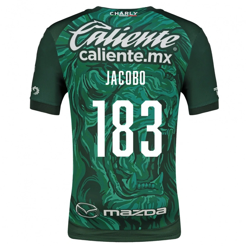Danxen Mænd Sebastián Jacobo #183 Grøn Sort Hjemmebane Spillertrøjer 2026/27 Trøje T-Shirt
